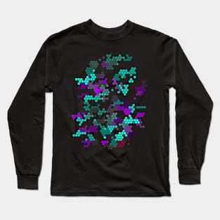 Abstract dot Long Sleeve T-Shirt